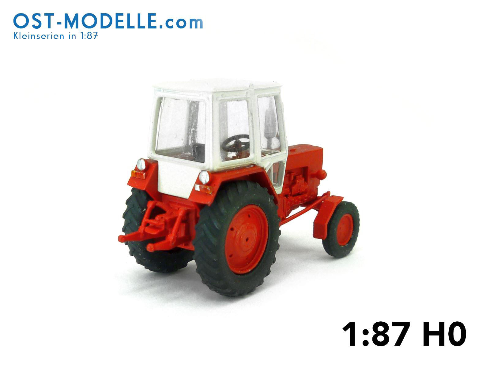 Traktor JumZ-7 rot weiß